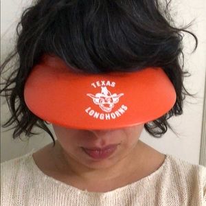 Vintage: Texas Longhorns Hard Plastic Visor